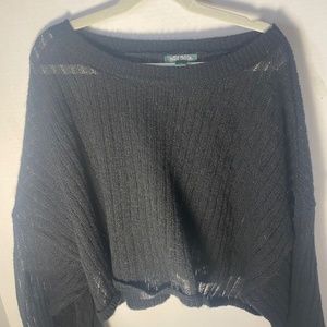womens black sweater